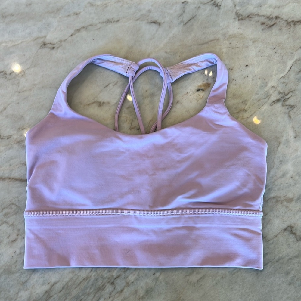 Lululemon light purple sports bra size 4